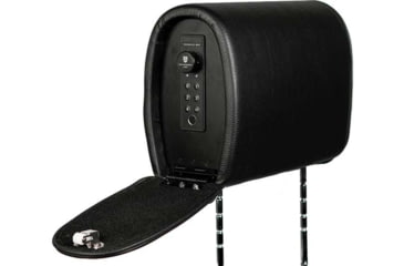 Image of The Headrest Safe Co. Slide Bundle, Leatherette, Black, HRSLIDEBUNDBL02