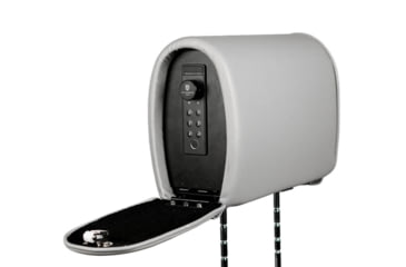 Image of The Headrest Safe Co. Slide Bundle, Leatherette, Light Gray, HRSLIDEBUNDLGL02