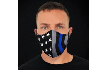 Image of Thin Blue Line Premium Face Mask - TBL-A-AM-AD