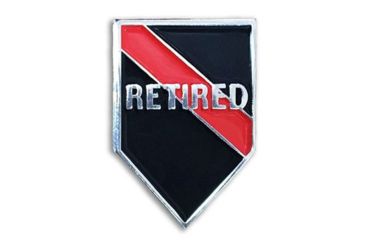 Image of Thin Blue Line Retired Pin - Thin Red Line, Individual - RETPIN-RED