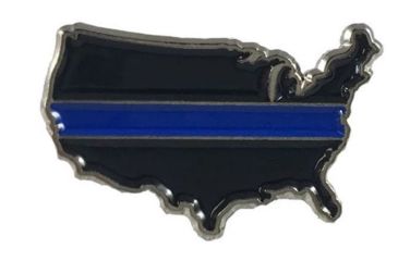 Image of Thin Blue Line Usa Pin - Individual, Thin Blue Line - PIN-USA