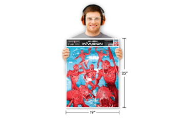 Image of Thompson Target Alien Invasion 19x25in Game Targets, 20 Pack, Multi, XL, 4003-20