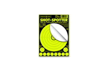 Image of Thompson Target Shot Spotter 6.5x9in Adhesive Peel &amp; Stick Targets, 30 Pack, Green, XS, 5502-30