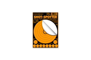 Image of Thompson Target Shot Spotter 6.5x9in Adhesive Peel &amp; Stick Targets, 30 Pack, Yellow, XS, 5503-30