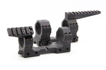 Image of Tier One Monomount Long Saddle - 40mm High - 6MIL, Black, T1MUL400639