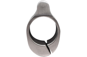 Image of Tiger Rock .750 Low Profile Steel Gas Block w/ Clamp-On Packaged, Stainless, Silver, Small, GB06-S#