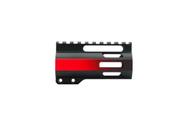 Image of Tiger Rock AR-15 4in M-Lok Super Slim Free Float Handguard w/2in &amp; 3in M-Lok Rail Sections, Cerakote, Gradient, Red, Small, FML-4-RED-GRADIENT