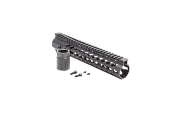 Image of Tiger Rock AR-15 10" Super Slim Light Keymod Free Float Handguard w/Steel Barrel Nut &amp; Top Rail, Black, FSM10