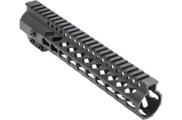 Image of Tiger Rock AR-15 10" Super Slim Light Keymod Free Float Handguard w/Steel Barrel Nut &amp; Top Rail, Black, FSM10