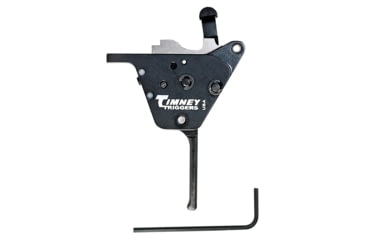 Image of Timney Triggers CZ 457 Replacement Trigger, Straight, Black Oxide, CZ457-ST