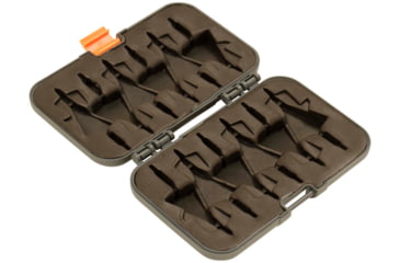 Image of Titan Broadhead Box and Caddy, Gray/Orange, 5.5 in x 3.75 in, 7009