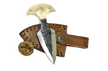 Image of Titan International Knives Push Dagger Knife, 2.5in, Carbon Steel, Dagger, Camel Bone, TCK-50