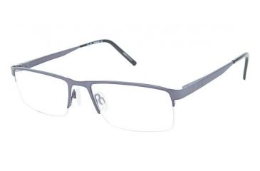 Image of TLG 016 Bifocal Prescription Eyeglasses - Frame Gunmetal, Size 55/18mm LYNU01601
