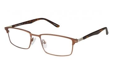 Image of TLG NU019 Single Vision Prescription Eyeglasses - Frame Mt Brow / Tort, Size 53/18mm LYNU01902