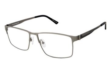 Image of TLG NU023 Bifocal Prescription Eyeglasses - Frame Matte Gunmetal, Size 56/15mm LYNU02301