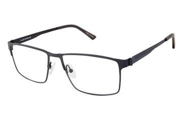 Image of TLG NU023 Bifocal Prescription Eyeglasses - Frame Matte Navy, Size 56/15mm LYNU02303