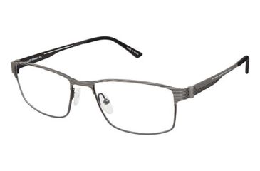 Image of TLG NU024 Bifocal Prescription Eyeglasses - Frame Matte Gunmetal, Size 55/17mm LYNU02401