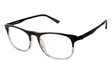 Image of TLG NU025 Prescription Eyeglasses - Frame Grey / Black, Size 53/18mm LYNU02502