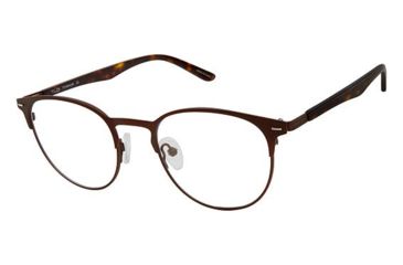 Image of TLG NU027 Bifocal Prescription Eyeglasses - Frame BROWN HAVANA, Size 49/20mm LYNU02702