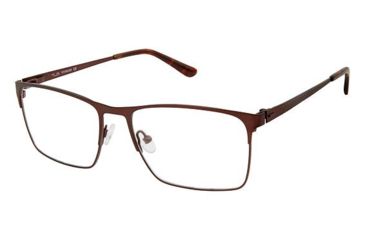 Image of TLG NU028 Bifocal Prescription Eyeglasses - Frame MT BROWN, Size 58/16mm LYNU02802