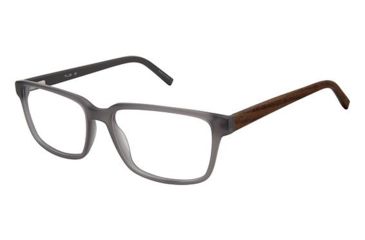 Image of TLG NU032 Bifocal Prescription Eyeglasses - Frame TRANS GREY, Size 55/16mm LYNU03203