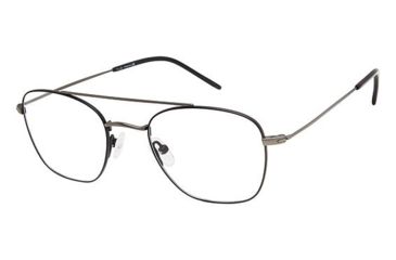 Image of TLG NU036 Progressive Prescription Eyeglasses - Frame BLACK/GUNMETAL, Size 51/21mm LYNU03602