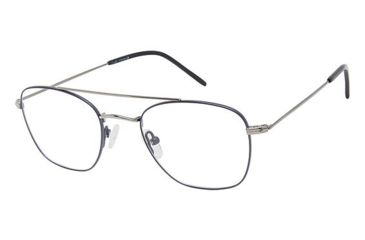Image of TLG NU036 Progressive Prescription Eyeglasses - Frame NAVY/GUNMETAL, Size 51/21mm LYNU03603