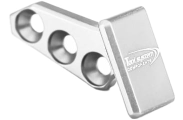 Image of Toni System 3 Holes Thumb Rest, Left Side, Right Hand Shooter, Silver, AD3SX-SI