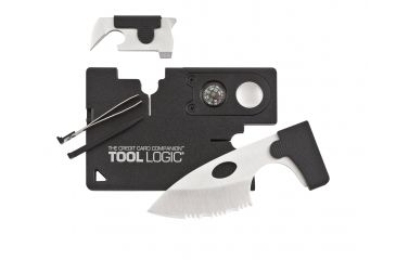 Image of SOG Specialty Knives &amp; Tools Credit Card Companion with Lens/Compass - Black