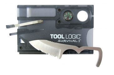 Image of SOG Specialty Knives &amp; Tools Survival Card W Fire Starter Compass