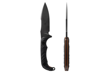 Image of Toor Knives Apnea Fixed Blade Knife, 4.25in, CPM Cru-Wear, Drop Point, G10 Handle, Havoc Black, Black, Apnea - Havoc Black