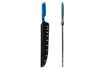 Image of Toor Knives Avalaon Fixed Blade Knife, 9in, CPM 154 Steel, G10 Handle, Tidal Blue, Dark Grey, Avalon - Tidal Blue