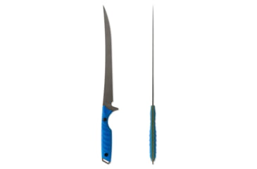 Image of Toor Knives Avalaon Fixed Blade Knife, 9in, CPM 154 Steel, G10 Handle, Tidal Blue, Dark Grey, Avalon - Tidal Blue