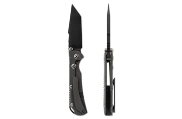 Image of Toor Knives Chasm XLT Folding Blade Knife, 3.25in, CPM 154, 6AL-4V Titanium Handle, Stealth, Chasm-XLT-Stealth