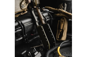 Image of Toor Knives Crewman Fixed Blade Knife, 4.5in, CPM Cruwear Steel, G10 Handle, Bomber Black, Army Green, The Crewman - Bomber Black