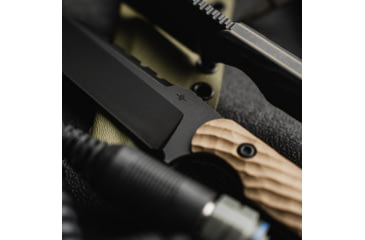 Image of Toor Knives Crewman Fixed Blade Knife, 4.5in, CPM Cruwear Steel, G10 Handle, Omaha Tan, Storm Grey, The Crewman - Omaha Tan