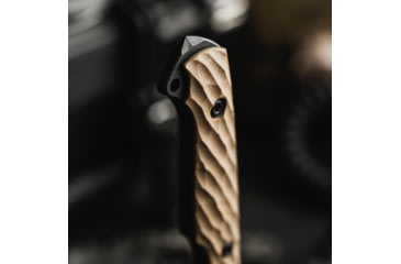 Image of Toor Knives Crewman Fixed Blade Knife, 4.5in, CPM Cruwear Steel, G10 Handle, Omaha Tan, Storm Grey, The Crewman - Omaha Tan