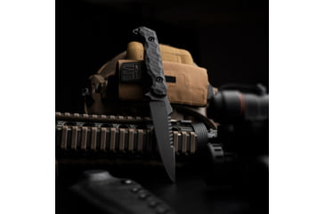 Image of Toor Knives Darter Fixed Knife, 4.25in, CPM S35VN, G10 Handle, Shadow Black, The Darter-Shadow Black