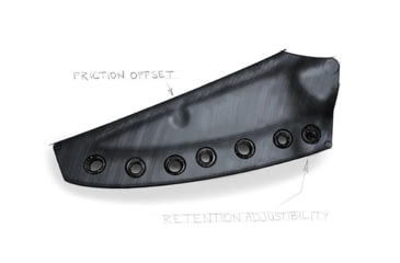 Image of Toor Knives Darter Fixed Knife, 4.25in, CPM S35VN, G10 Handle, Shadow Black, The Darter-Shadow Black