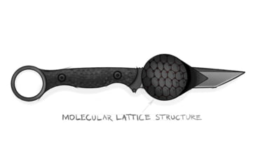 Image of Toor Knives Darter Fixed Knife, 4.25in, CPM S35VN, G10 Handle, Shadow Black, The Darter-Shadow Black
