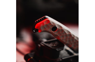 Image of Toor Knives Darter T Fixed Knife, 4.25in, M4 Steel, G10 Handle, Disruptive Grey, Black Tru Hide, Darter T - Disruptive Grey