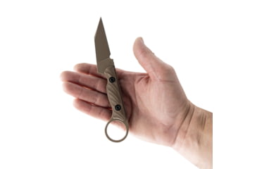 Image of Toor Knives Jank Shank Pikal Fixed Blade Knife, 3in, CPM 154, G10, Earth, MAS Grey, Jank Shank Pikal - Earth