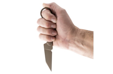 Image of Toor Knives Jank Shank Pikal Fixed Blade Knife, 3in, CPM 154, G10, Earth, MAS Grey, Jank Shank Pikal - Earth