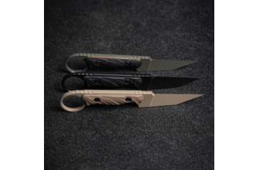 Image of Toor Knives Jank Shank Pikal Fixed Blade Knife, 3in, CPM 154, G10, Storm Grey, Jank Shank Pikal - Shadow Black