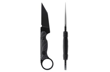 Image of Toor Knives Jank Shank Pikal Fixed Blade Knife, 3in, CPM 154, G10, Storm Grey, Jank Shank Pikal - Shadow Black
