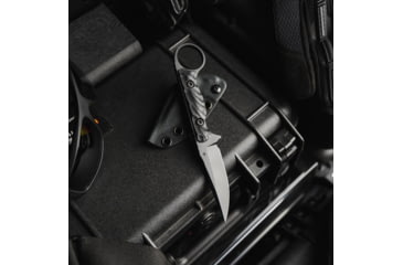 Image of Toor Knives Jank Shank S Fixed Blade Knife, 3in, CPM M4 Steel, G10 Handle, Phantom Grey, Black Hydro Static, Jnk Shnk S - Phntm Gr