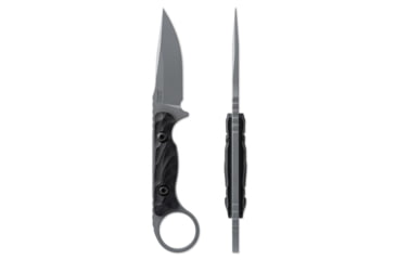 Image of Toor Knives Jank Shank S Fixed Blade Knife, 3in, CPM M4 Steel, G10 Handle, Phantom Grey, Black Hydro Static, Jnk Shnk S - Phntm Gr