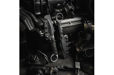 Image of Toor Knives Jank Shank W Fixed Blade Knife, 3in, CPM M4 Steel, G10 Handle, Phantom Grey, Black Hydro Static, Jnk Shnk W - Phntm Gr