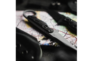 Image of Toor Knives Jank Shank W Fixed Blade Knife, 3in, CPM M4 Steel, G10 Handle, Phantom Grey, Black Hydro Static, Jnk Shnk W - Phntm Gr