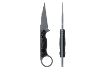 Image of Toor Knives Jank Shank W Fixed Blade Knife, 3in, CPM M4 Steel, G10 Handle, Phantom Grey, Black Hydro Static, Jnk Shnk W - Phntm Gr